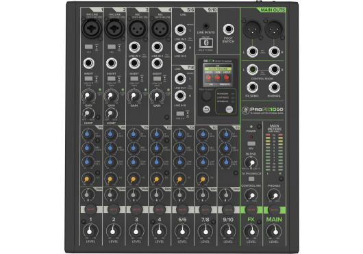MACKIE CONSOLES DE MIXAGE PROFX10GO