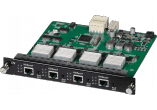 Carte entrée 4x HDBaseT LAN POE 4K photo Carte entrée 4x HDBaseT LAN POE 4K