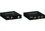 Kit d'extension KVM DVI/USB2.0 over IP PoE photo Kit d'extension KVM DVI/USB2.0 over IP PoE