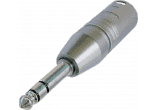XLR 3 pôles mâle - jack 3 pôles photo XLR 3 pôles mâle - jack 3 pôles