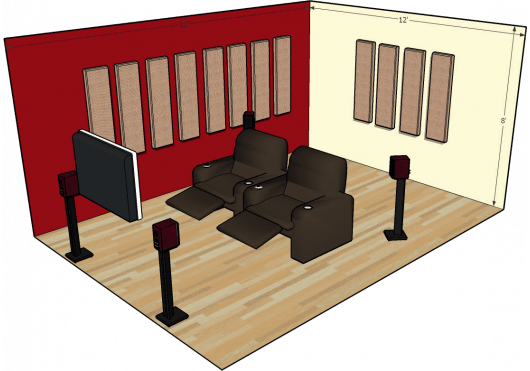 COL2-12X48BVD-N PRIMACOUSTIC TRAITEMENT ACOUSTIQUE COL2-12X48BVD-N