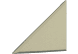 2 panneaux triangulaires 2" - beige photo 2 panneaux triangulaires 2" - beige
