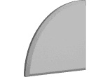 2 panneaux 1/4 cercle 2" - gris photo 2 panneaux 1/4 cercle 2" - gris