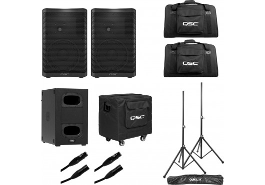 QSC AUDIO Bundle CP8-KS112-BUNDLE