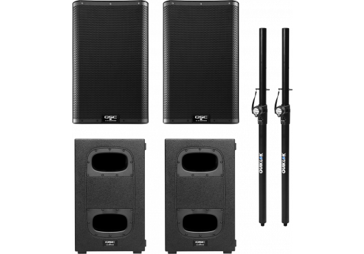QSC AUDIO Bundle K10-KS212C-BUNDLE
