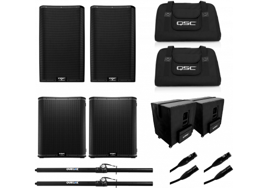 QSC AUDIO Bundle K12-KS118-BUNDLE