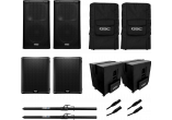 QSC AUDIO Bundle KW122-KS118-BUNDLE