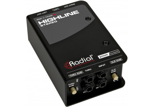 HIGHLINE STEREO RADIAL ENGINEERING Sonorisation HIGHLINE STEREO