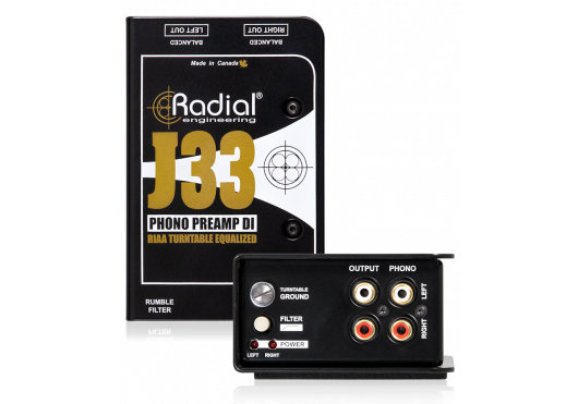 J33 RADIAL ENGINEERING Sonorisation J33