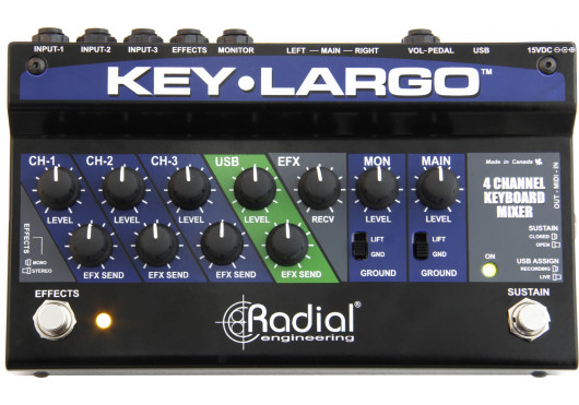 RADIAL ENGINEERING Sélecteurs KEY-LARGO