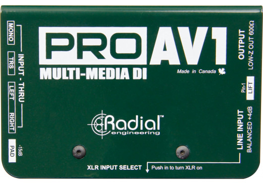 RADIAL ENGINEERING Sonorisation PRO-AV1