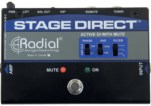 STAGE-DIRECT RADIAL ENGINEERING Sonorisation STAGE-DIRECT