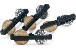 Support à cymbalettes avec 4 cymbalettes