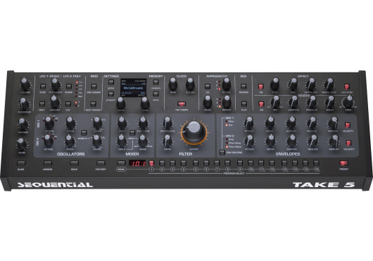 SEQUENTIAL Synthétiseurs analogiques TAKE-5M