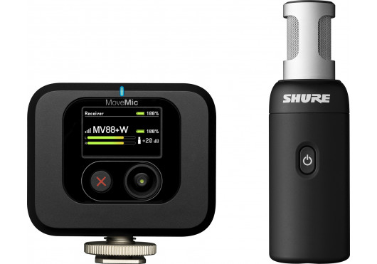 SHURE SYSTEME SANS FIL MOBILE MV88+W-KIT-Z6