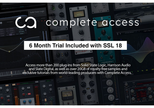 SSL18 SOLID STATE LOGIC MUSIC & AUDIO PRODUCTION SSL18