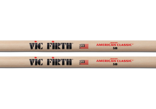 5B VIC FIRTH BAGUETTES BATTERIE 5B