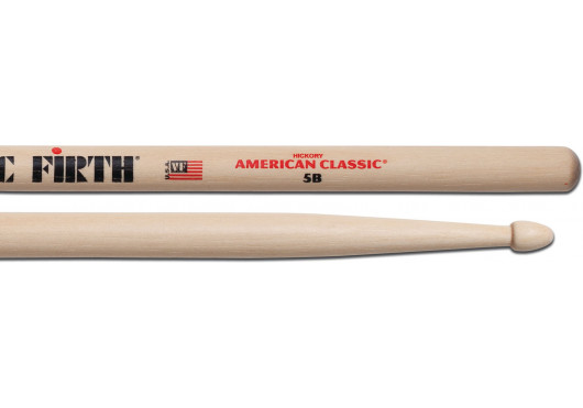5B VIC FIRTH BAGUETTES BATTERIE 5B