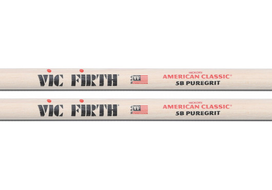 5BPG VIC FIRTH BAGUETTES BATTERIE 5BPG