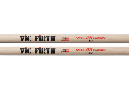 8D VIC FIRTH BAGUETTES BATTERIE 8D