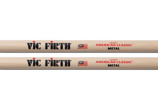 VIC FIRTH BAGUETTES BATTERIE METAL