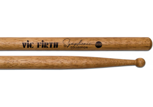 VIC FIRTH BAGUETTES CAISSE CLAIRE SCS1