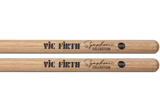 VIC FIRTH BAGUETTES CAISSE CLAIRE SCS2