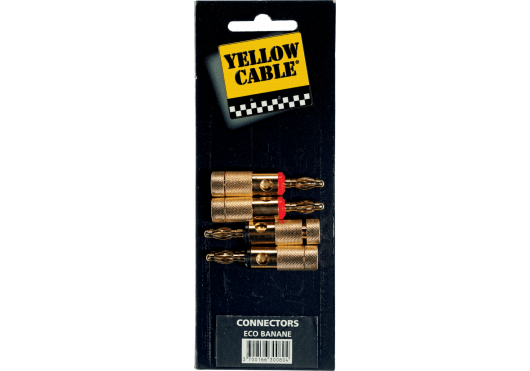 YELLOW CABLE CONNECTEURS BANANE