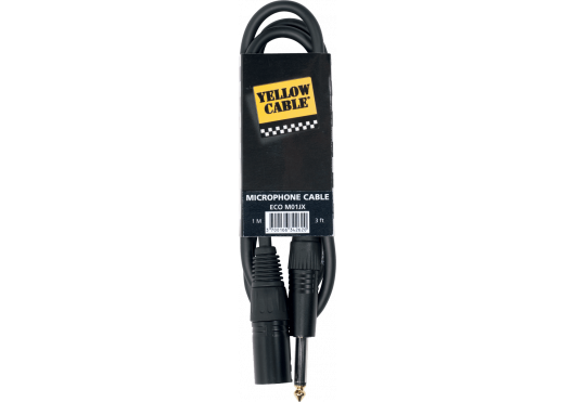 YELLOW CABLE CÂBLES MICROPHONE M01JX