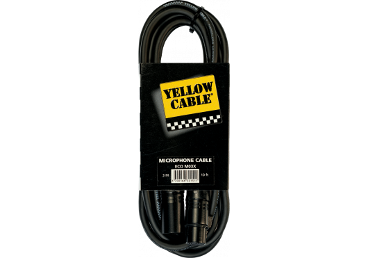 YELLOW CABLE CÂBLES MICROPHONE M03X