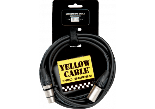 YELLOW CABLE CÂBLES MICROPHONE PROM03X